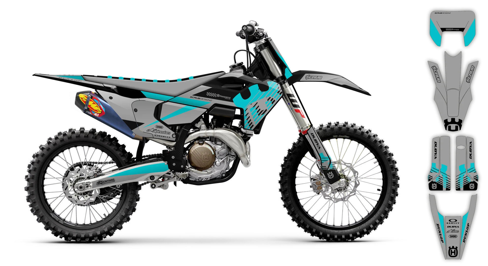 Graphics Kit - Husqvarna 14-> TE-FE Series - 2024 Heritage - H16 - R3