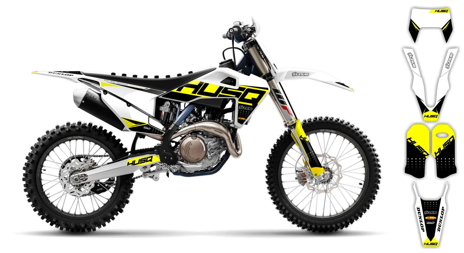 Graphics Kit - Husqvarna 14-> TE-FE Series - 2020-2023 - SE1014 - LE