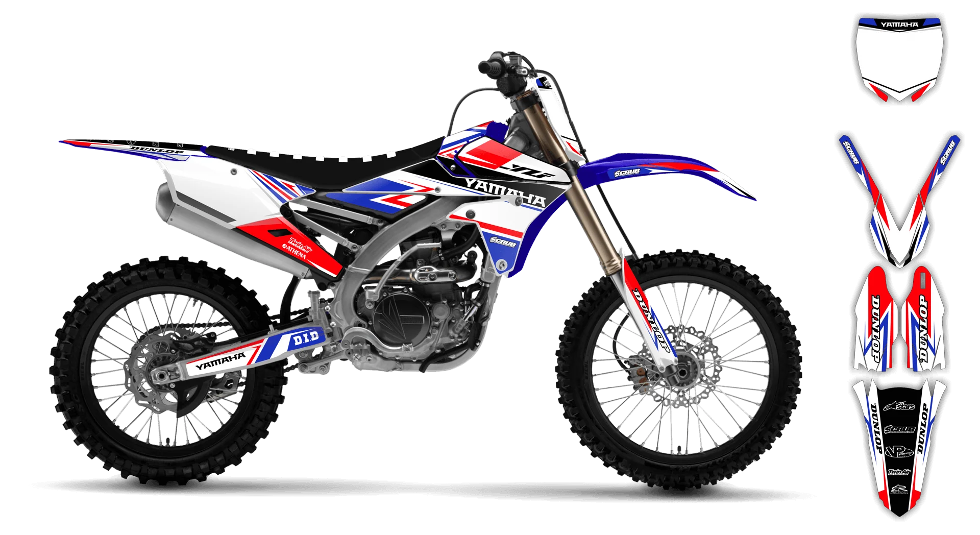 Graphics Kit - Yamaha - YZ450F - 2010-2013 - Evolution - LE