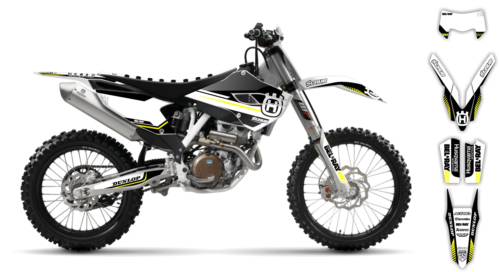 Graphics Kit - Husqvarna 14-> TE-FE Series - 2016 - H5 - R1
