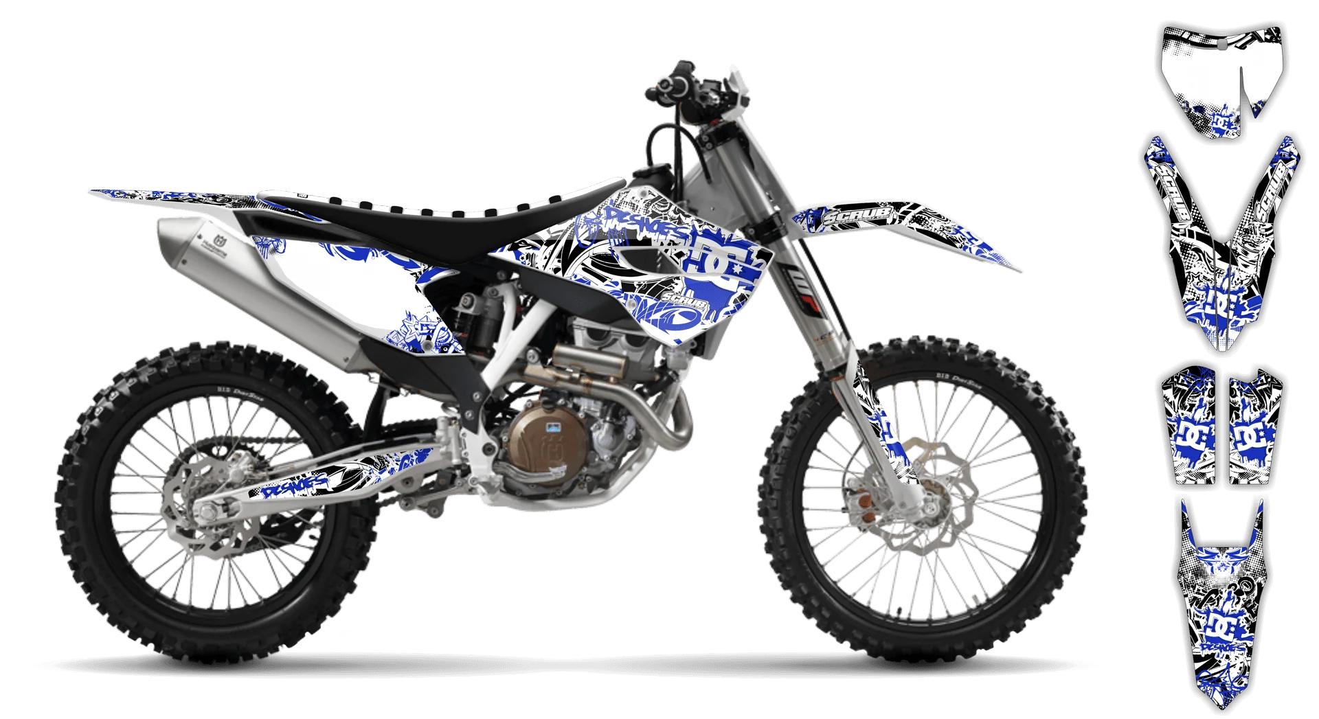 Graphics Kit - Husqvarna 14-> FS Series - 2014-2015 - Attack - LE