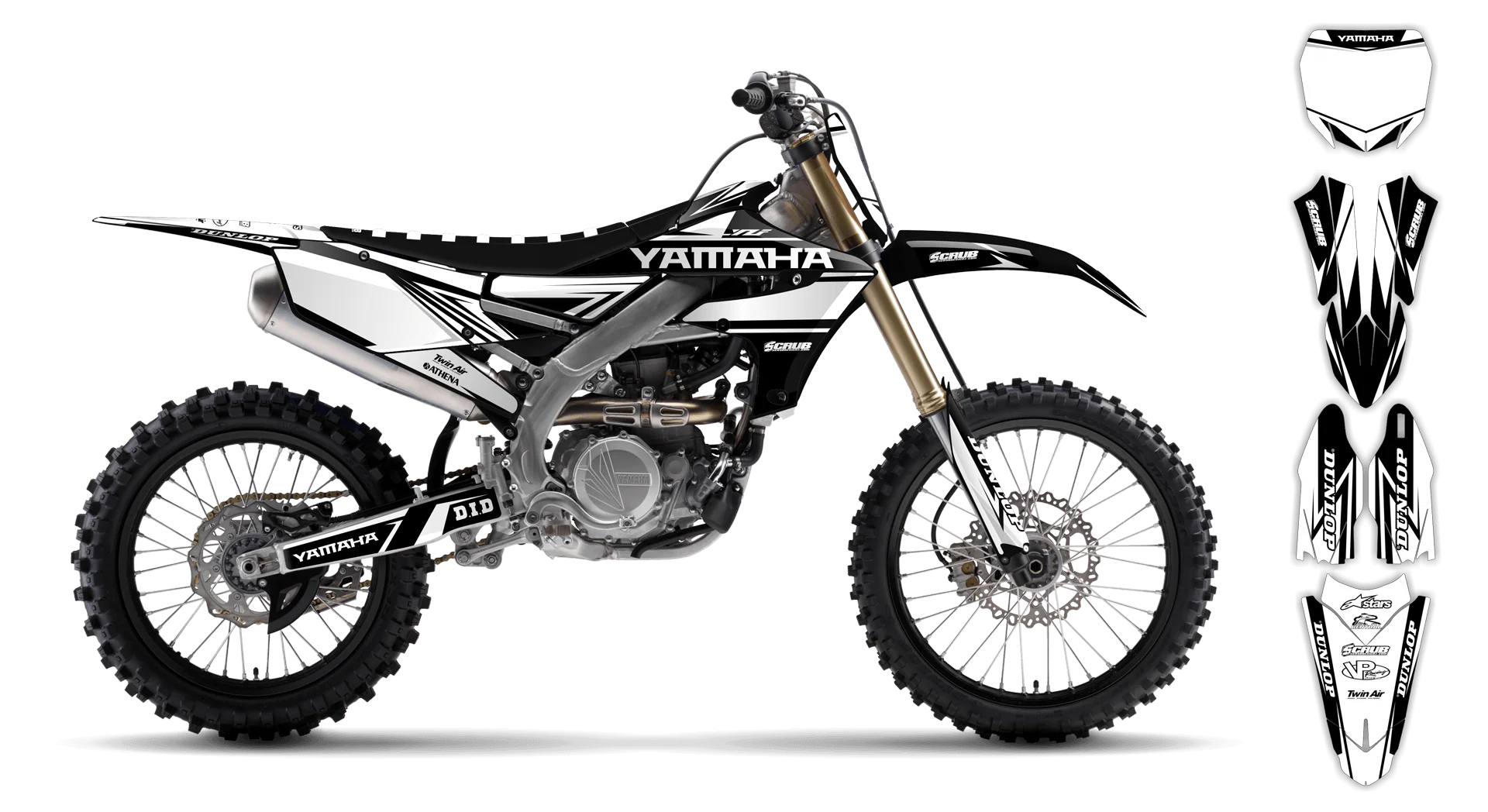Graphics Kit - Yamaha - YZ250F - 2019-2023 - Evolution - R3