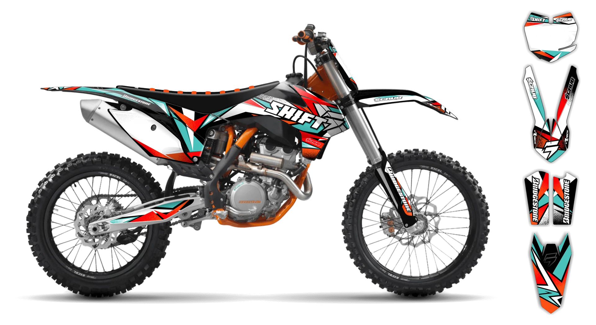 Graphics Kit - KTM - SX 85 - 2013-2017 - X-Rut - R1