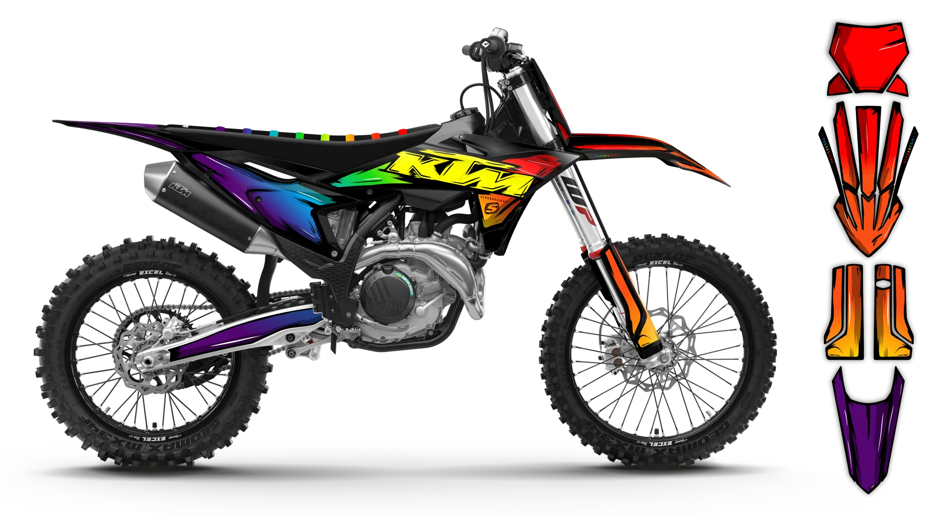 Graphics Kit - KTM - SX SX-F / XC XC-F - 2025 - Artlex - LE