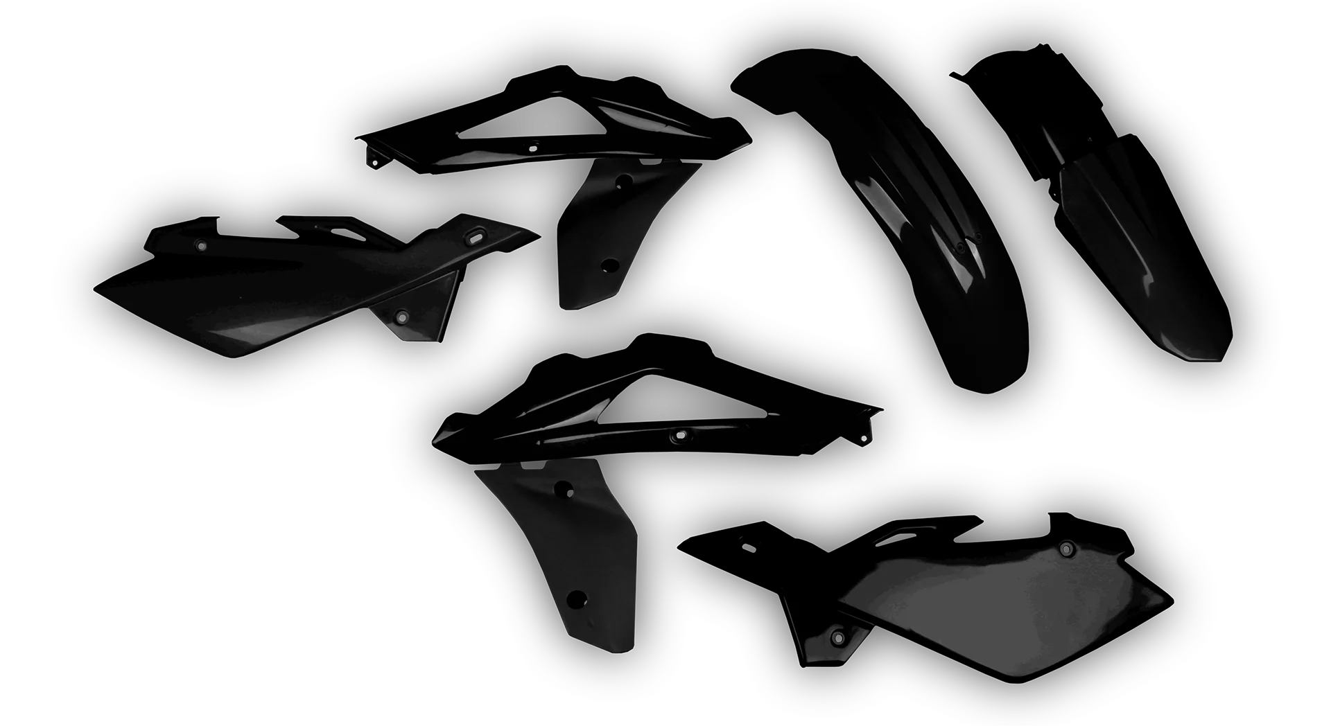 Plastics Kit - Husqvarna 05-13 - WR 125 - 2005-2007 - Full Kit - Black