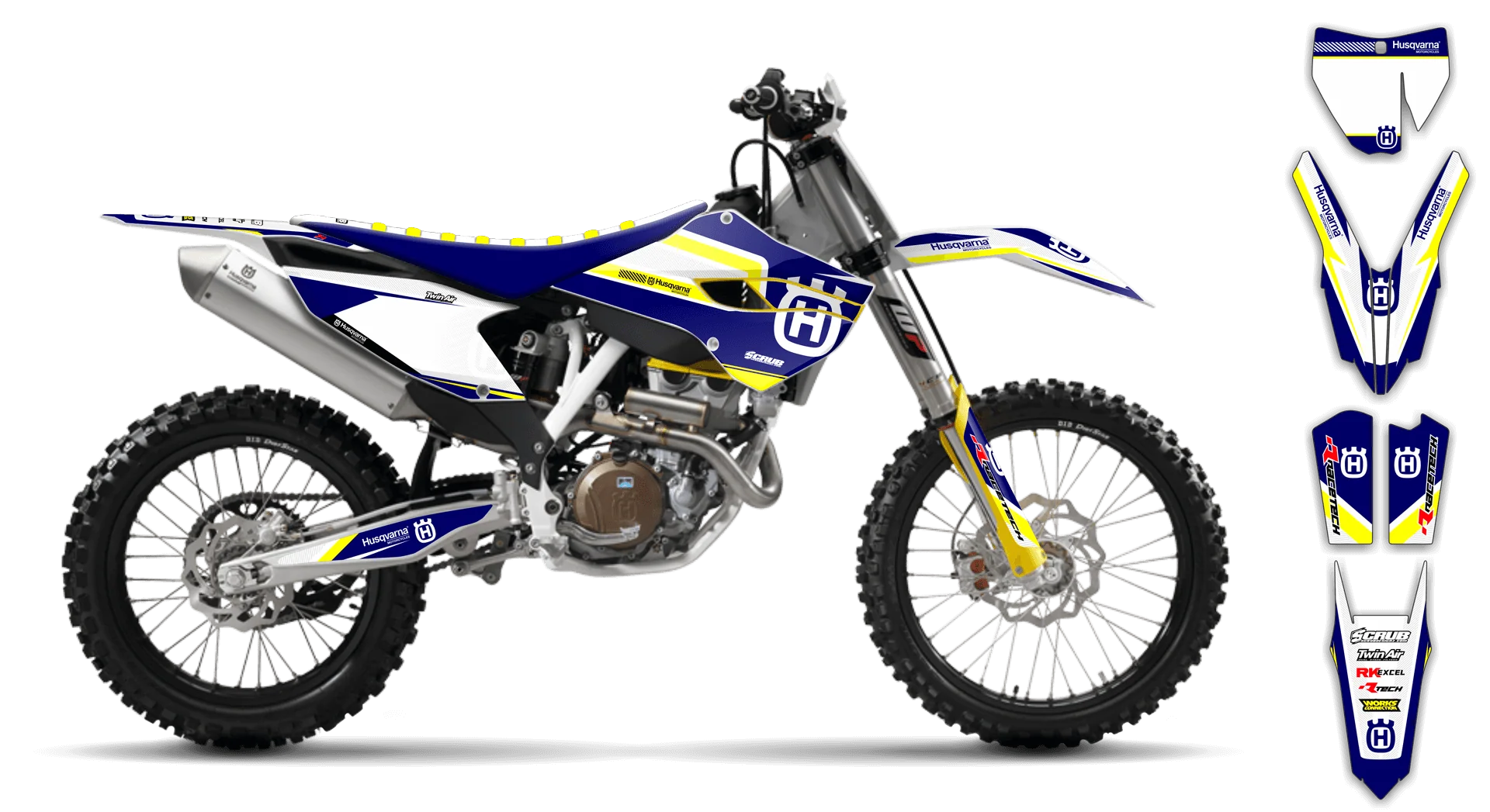 Graphics Kit - Husqvarna 14-> TC-FC-FX Series - 2015 - H8 - ST