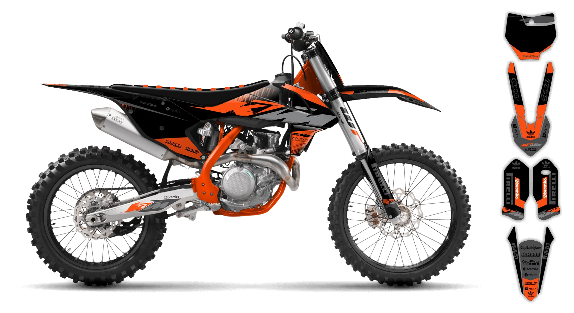 Graphics Kit - KTM - SX 85 - 2018-2024 - K15 - R2