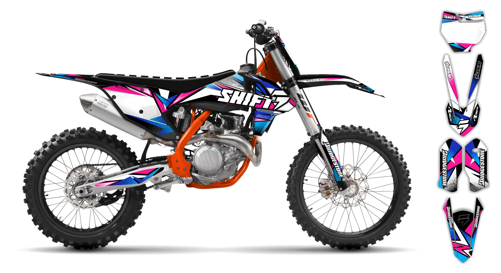Graphics Kit - KTM - SX 50 - 2016-2023 - X-Rut - R2