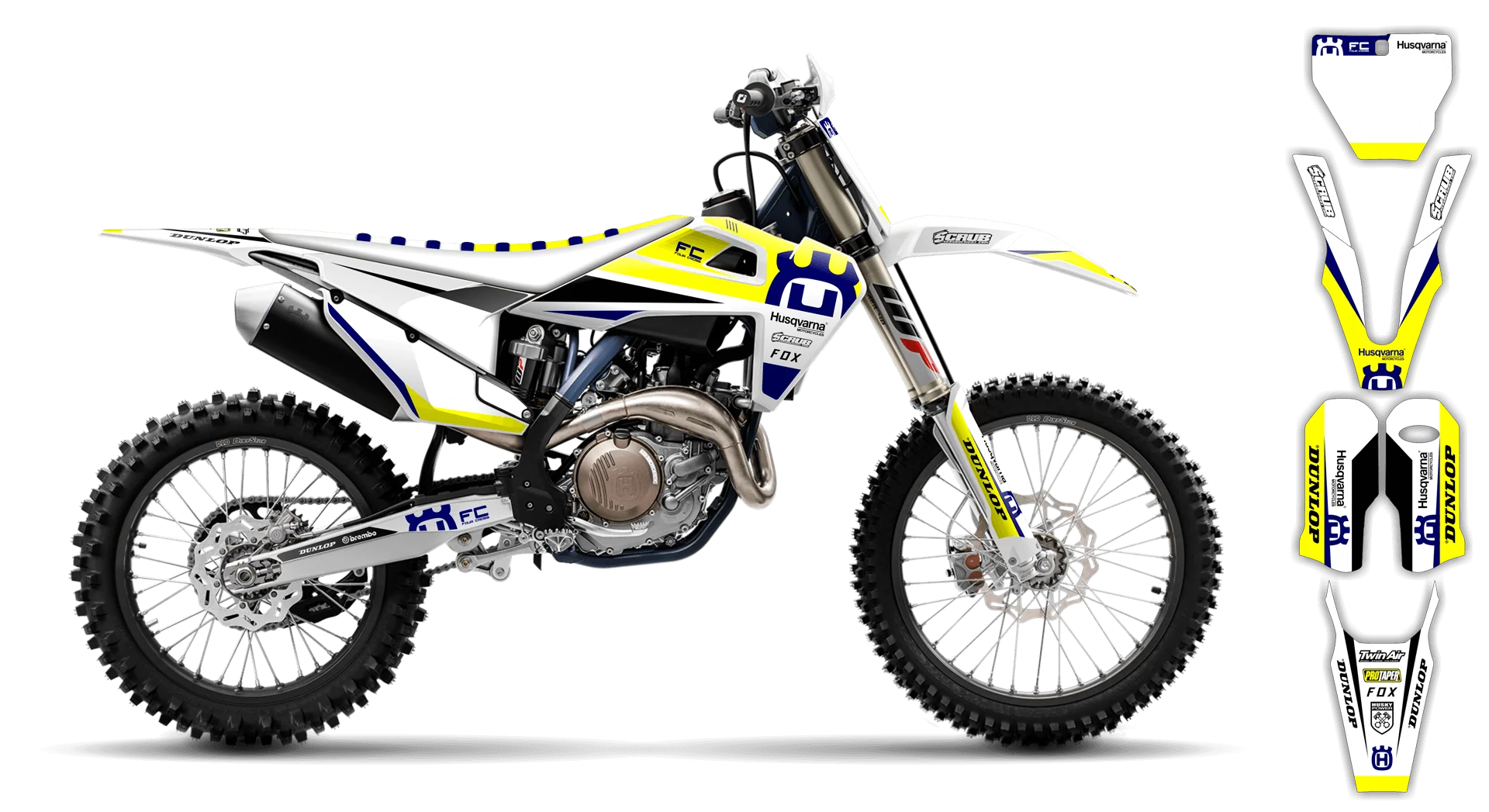Graphics Kit - Husqvarna 14-> TC-FC-FX Series - 2019-2022 - H7 - ST