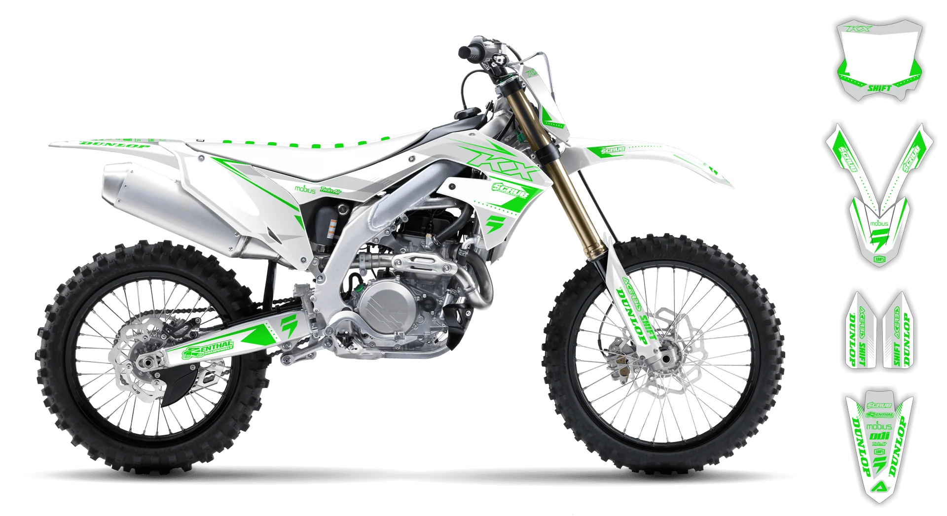Graphics Kit - Kawasaki - KX 250F - 2021-2024 - SE1026 - LE