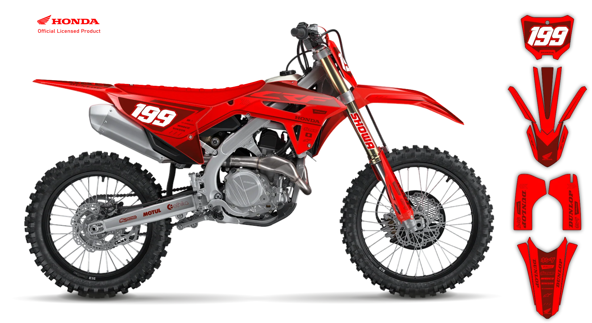 Graphics Kit - Honda - CRF 110 - 2019-2023 - Ninja - R3