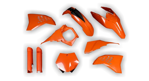 Plastics Kit - KTM - SX SX-F / XC XC-F - 2007-2010 - Full Kit - Orange