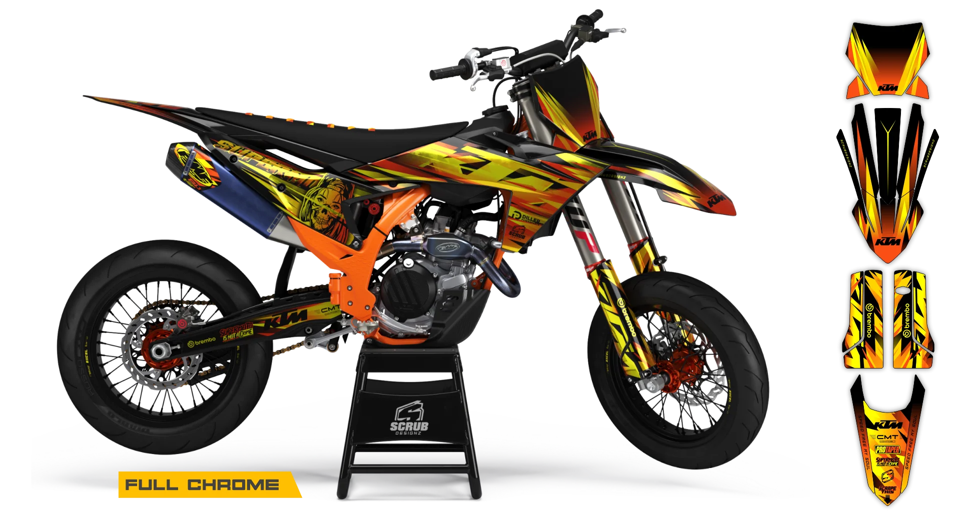 Graphics Kit - KTM - SX SX-F / XC XC-F - 2025 - Eskel - LE