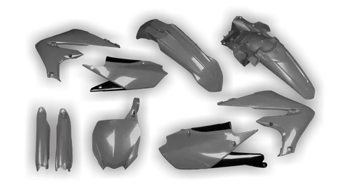 Plastics Kit - Yamaha - YZ450FX - 2019-2023 - Full Kit -Grey