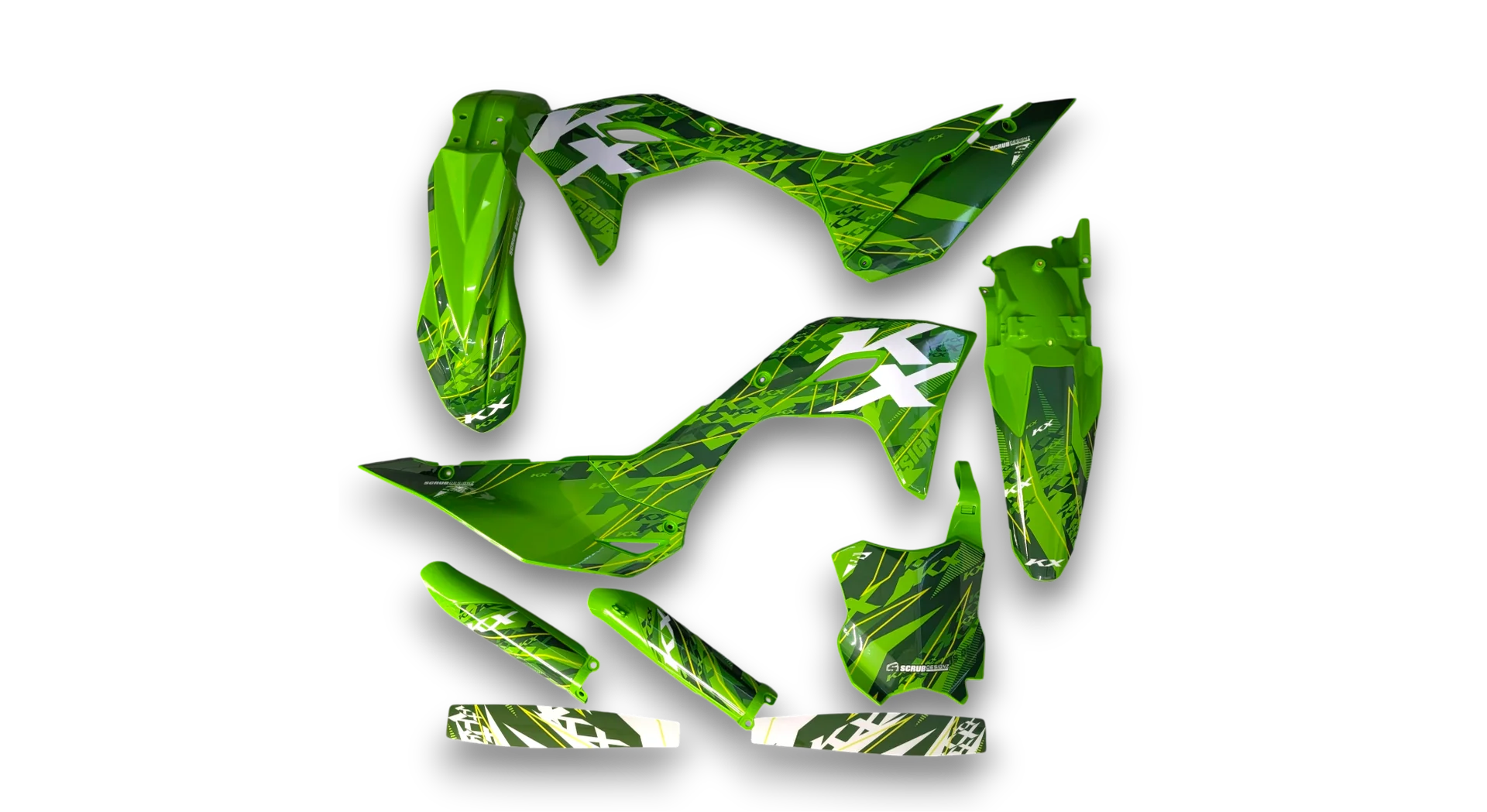 GFP - Kawasaki - KX 450F - 2024-2025 - Green-Slasher-ST