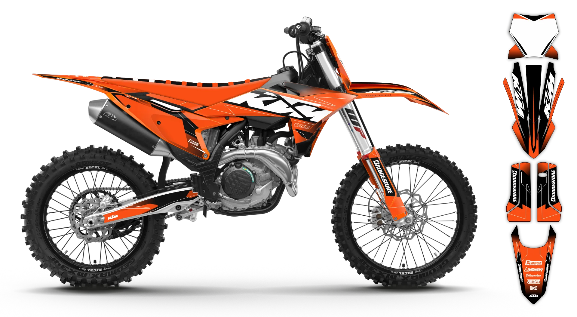 Graphics Kit - KTM - SX SX-F / XC XC-F - 2025 - K-SE1109 - R3