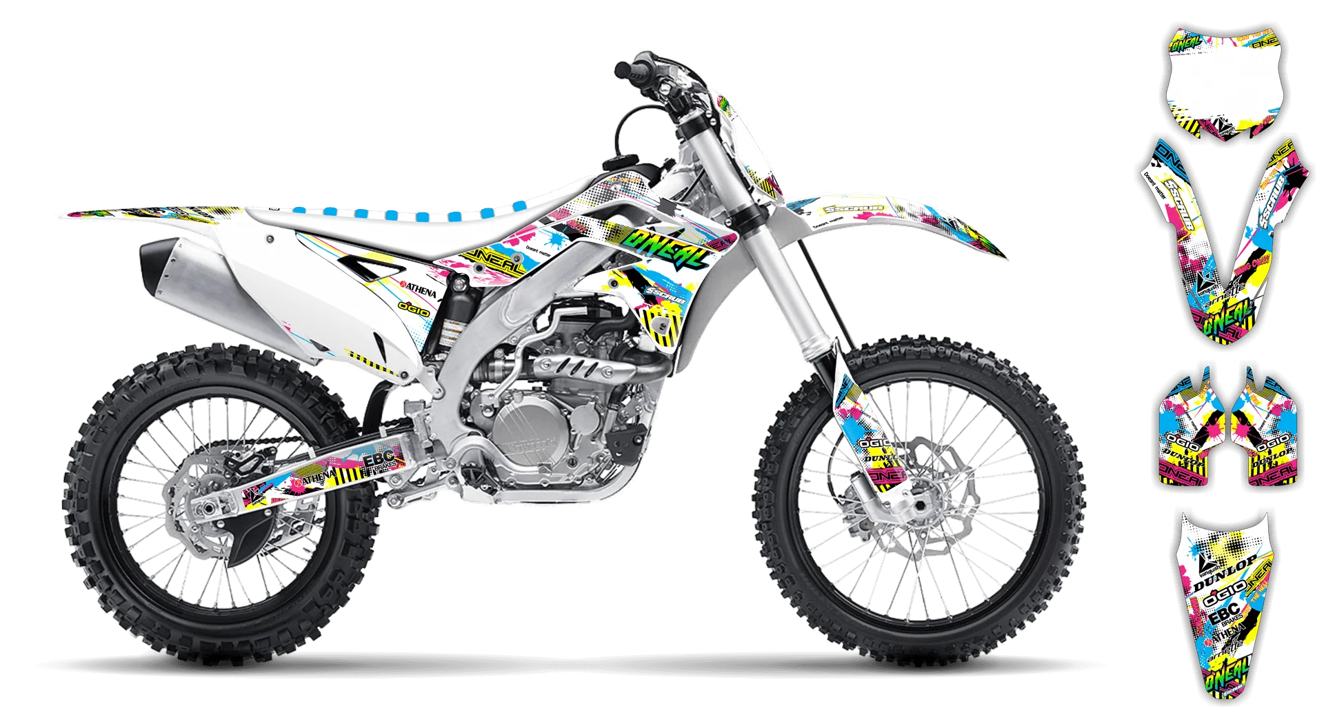 Graphics Kit - Kawasaki - KX 450F - 2013-2015 - H2 - LE
