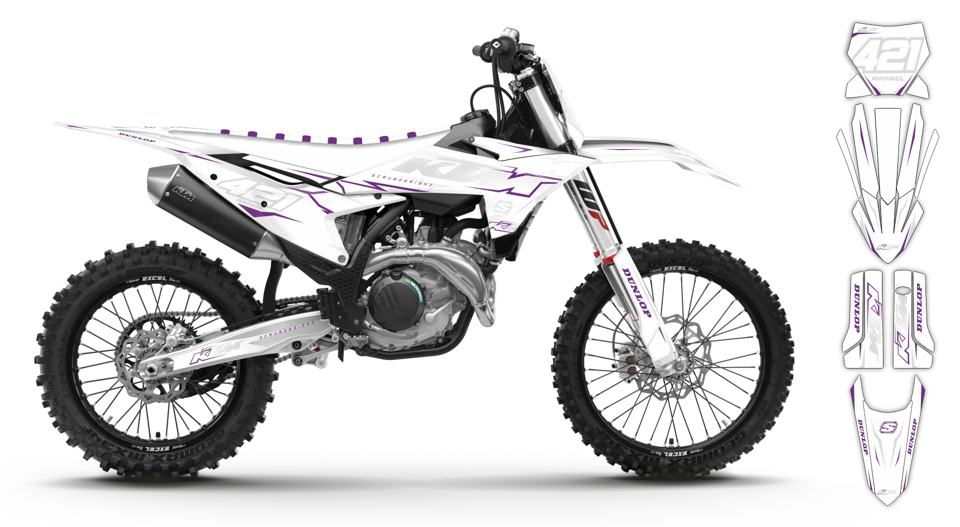 Graphics Kit - KTM - SX SX-F / XC XC-F - 2025 - K22 - R2