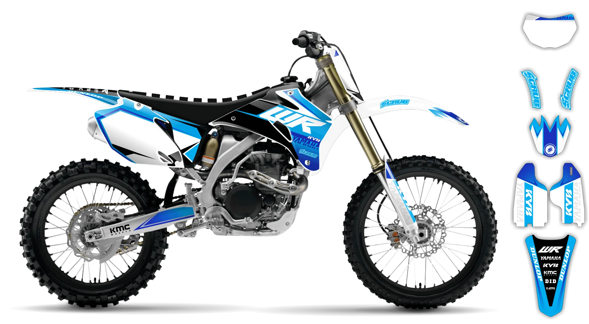 Graphics Kit - Yamaha - WR450F - 2003-2004 - Discovery - R3