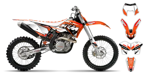 Graphics Kit - KTM - EXC EXC-F / XC-W XCF-W - 2008-2011 - K1 - ST