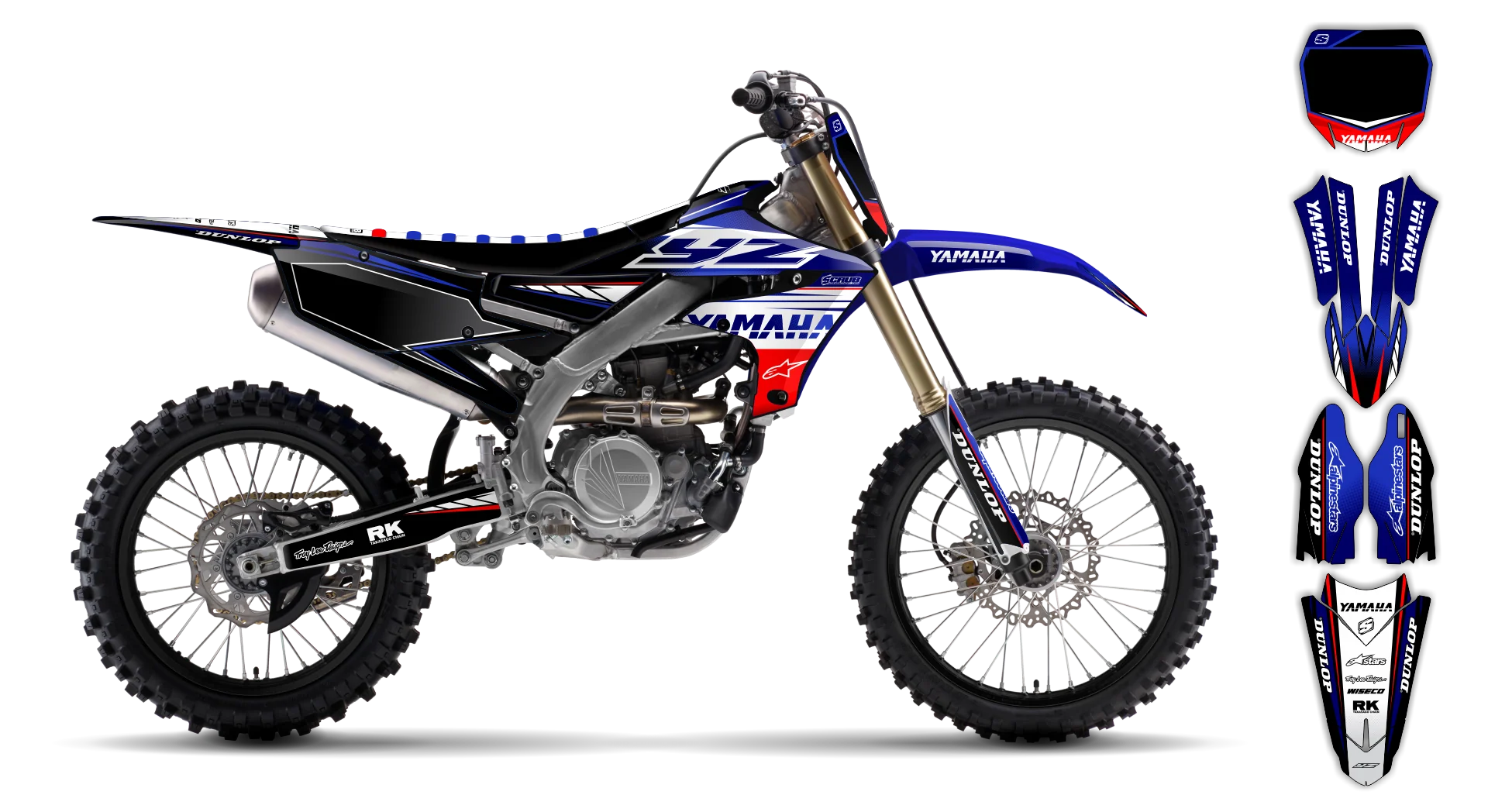Graphics Kit - Yamaha - YZ450F - 2018-2022 - Boognish - LE