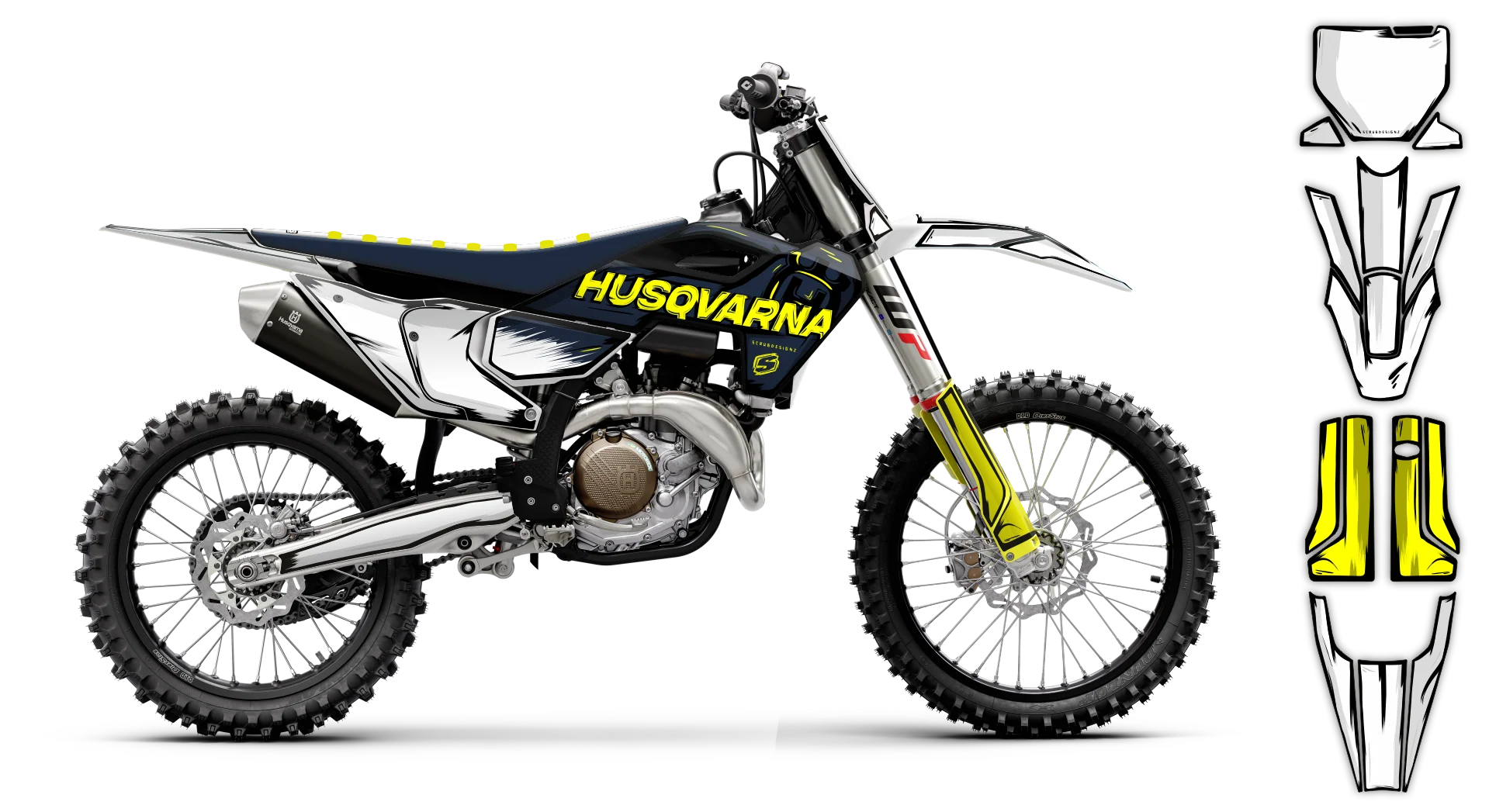 Graphics Kit - Husqvarna 14-> TC-FC-FX Series - 2023-2024 - Artlex - R2