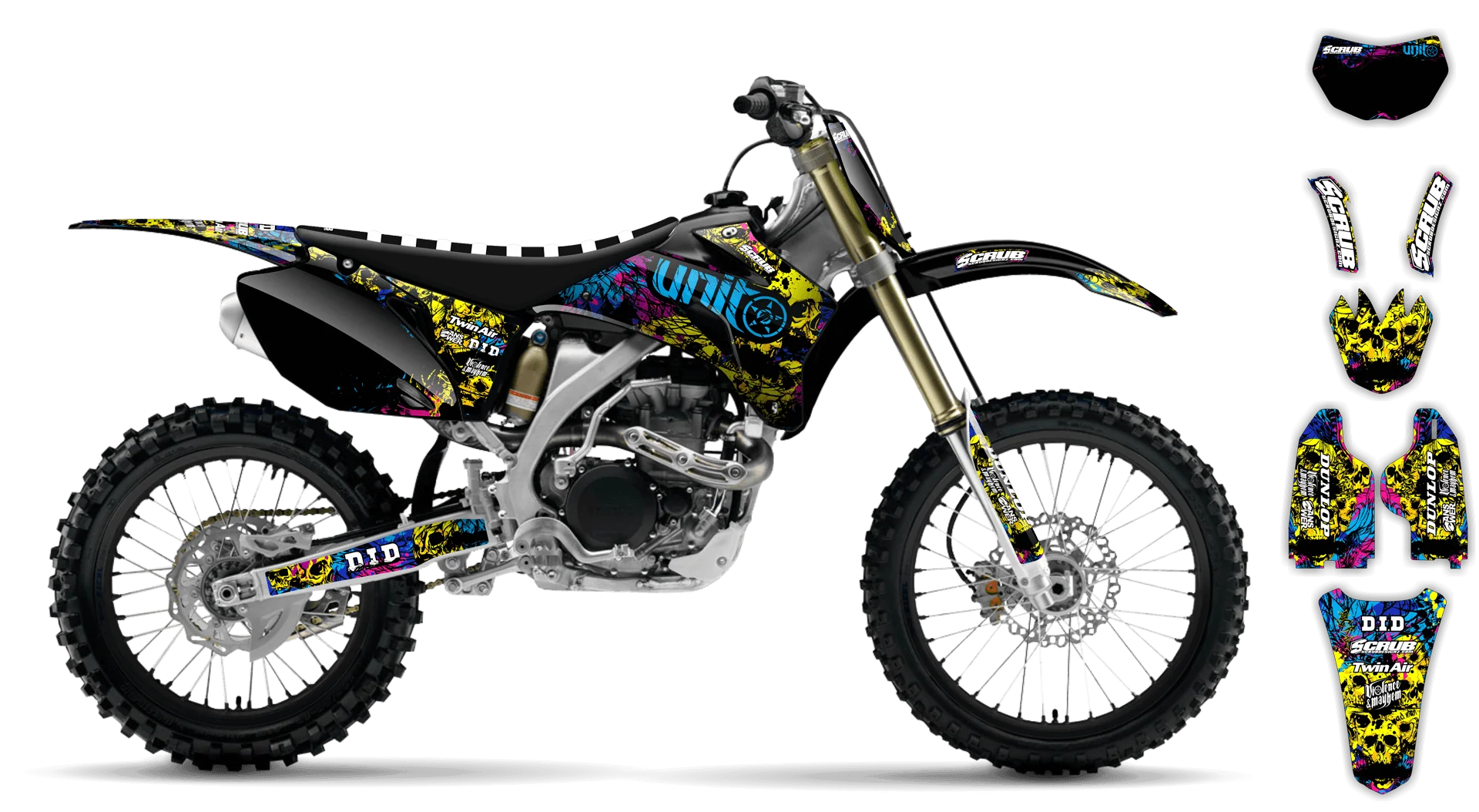 Graphics Kit - Yamaha - WR450F - 2006 - Wasabi - LE