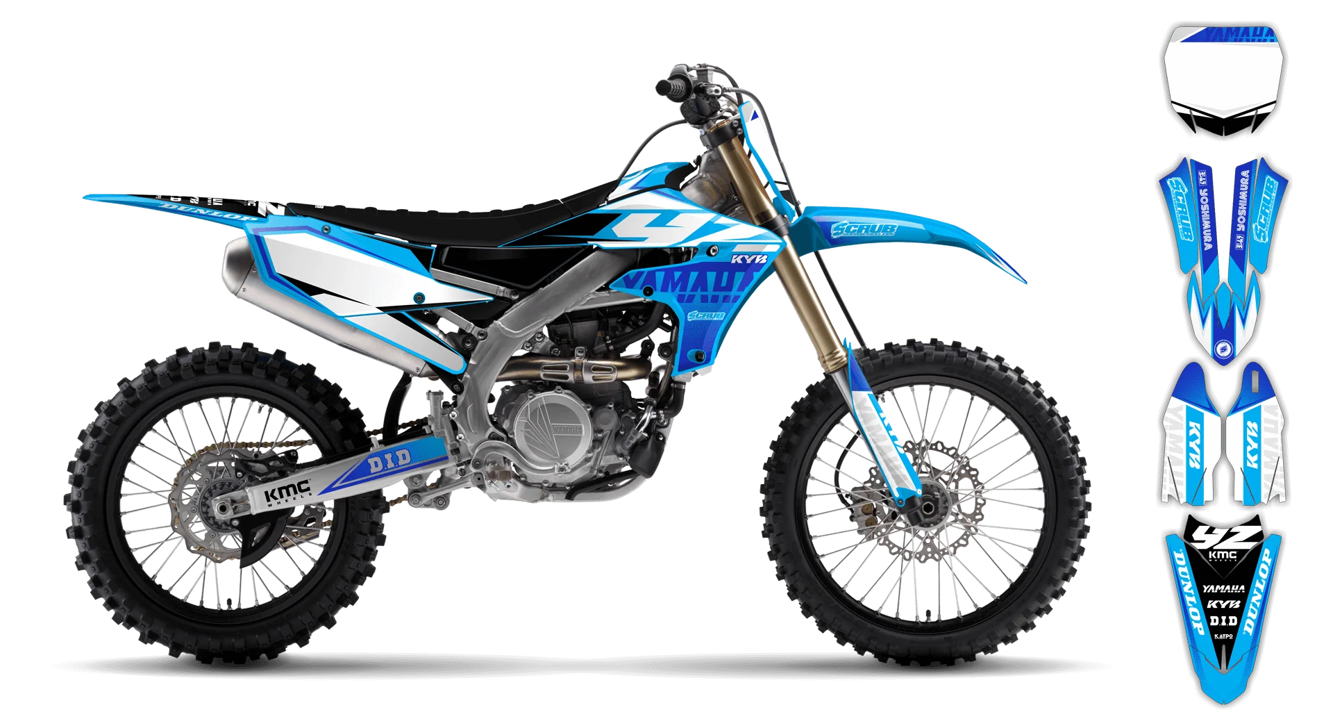 Graphics Kit - Yamaha - WR450F - 2024-2025 - Discovery - R3