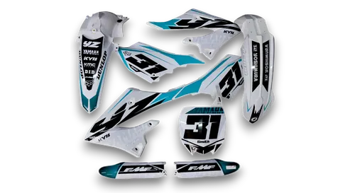 GFP - Yamaha - YZ 125 - 2022-2025 - White-Discovery-LE