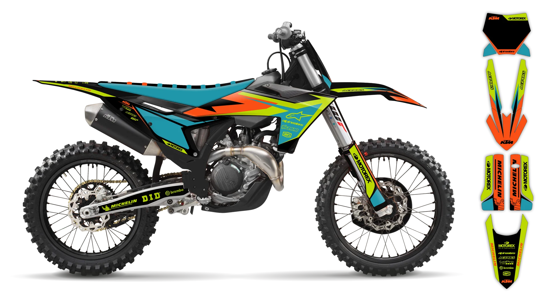 Graphics Kit - KTM - SX SX-F / XC XC-F - 2023-2024 - K-SE1098 - R2