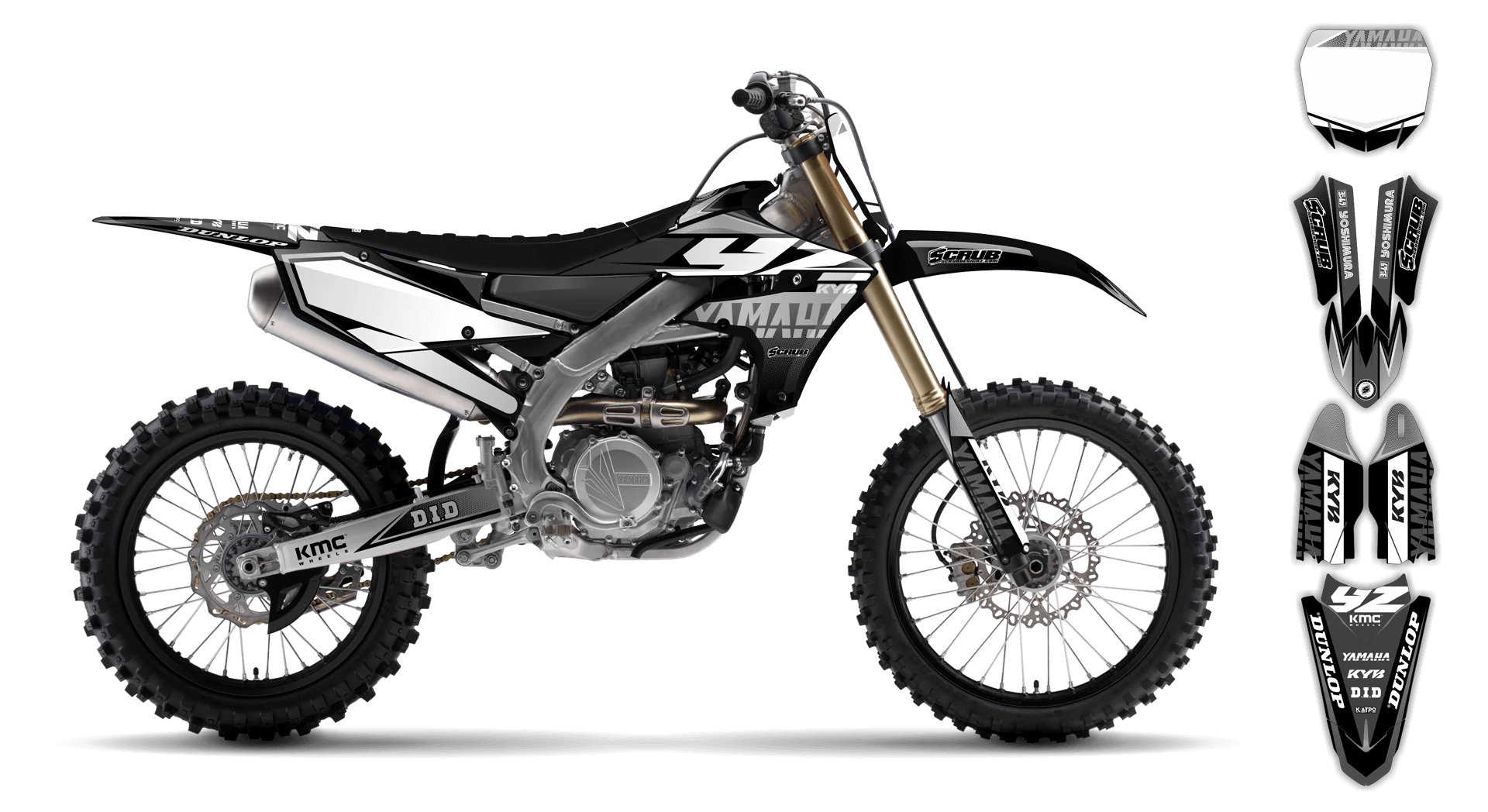 Graphics Kit - Yamaha - WR450F - 2024-2025 - Discovery - R2