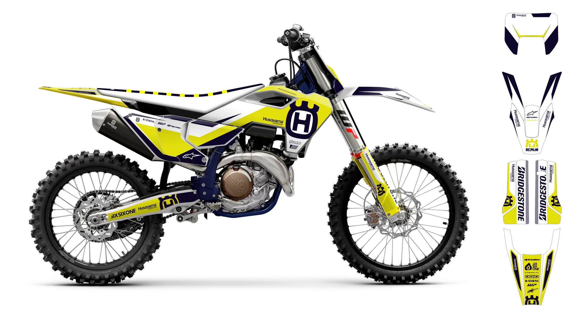 Graphics Kit - Husqvarna 14-> TE-FE Series - 2025 Heritage - H15 - R2