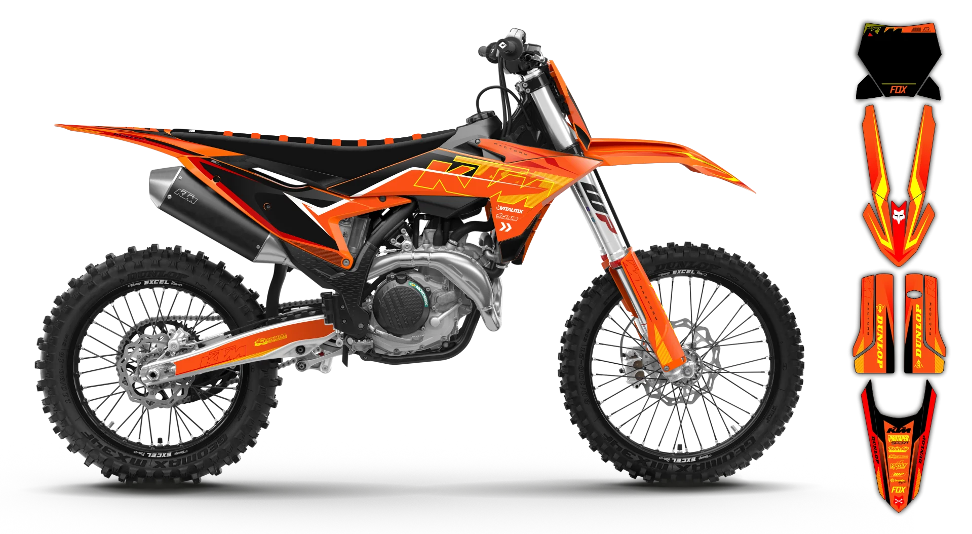 Graphics Kit - KTM - SX SX-F / XC XC-F - 2025 - K5 - LE