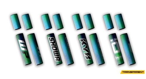 4 PCS Forks Set - Transparent - Rainbow 2