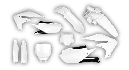 Plastics Kit - Yamaha - YZ450F - 2018-2022 - Full Kit - White Restyle