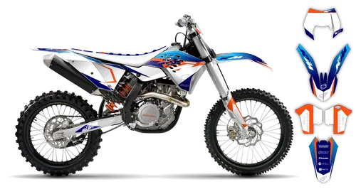 Graphics Kit - KTM - EXC EXC-F / XC-W XCF-W - 2008-2011 - K15 UFO - ST
