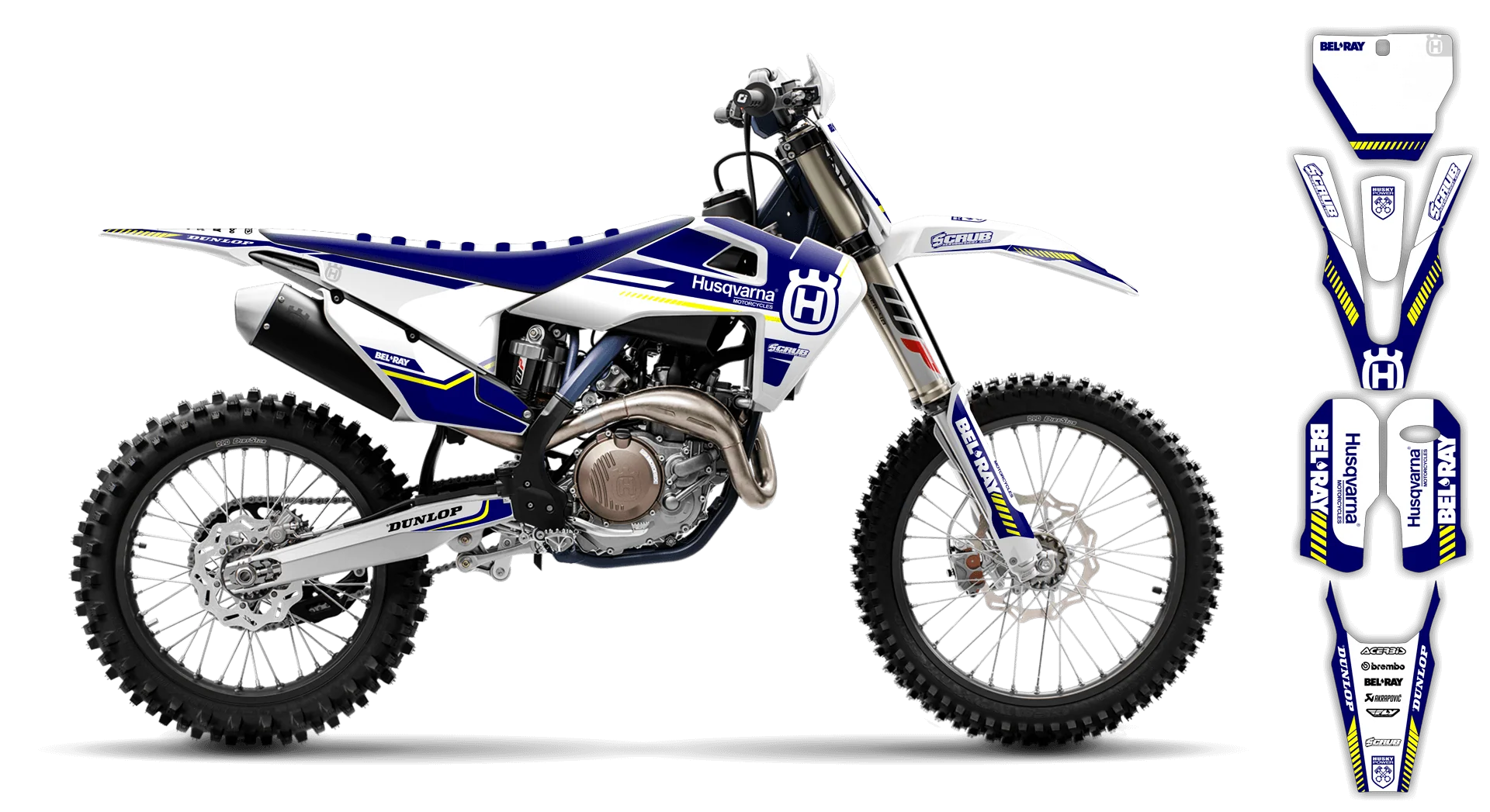 Graphics Kit - Husqvarna 14-> FS Series - 2023-2024 - H5 - LE
