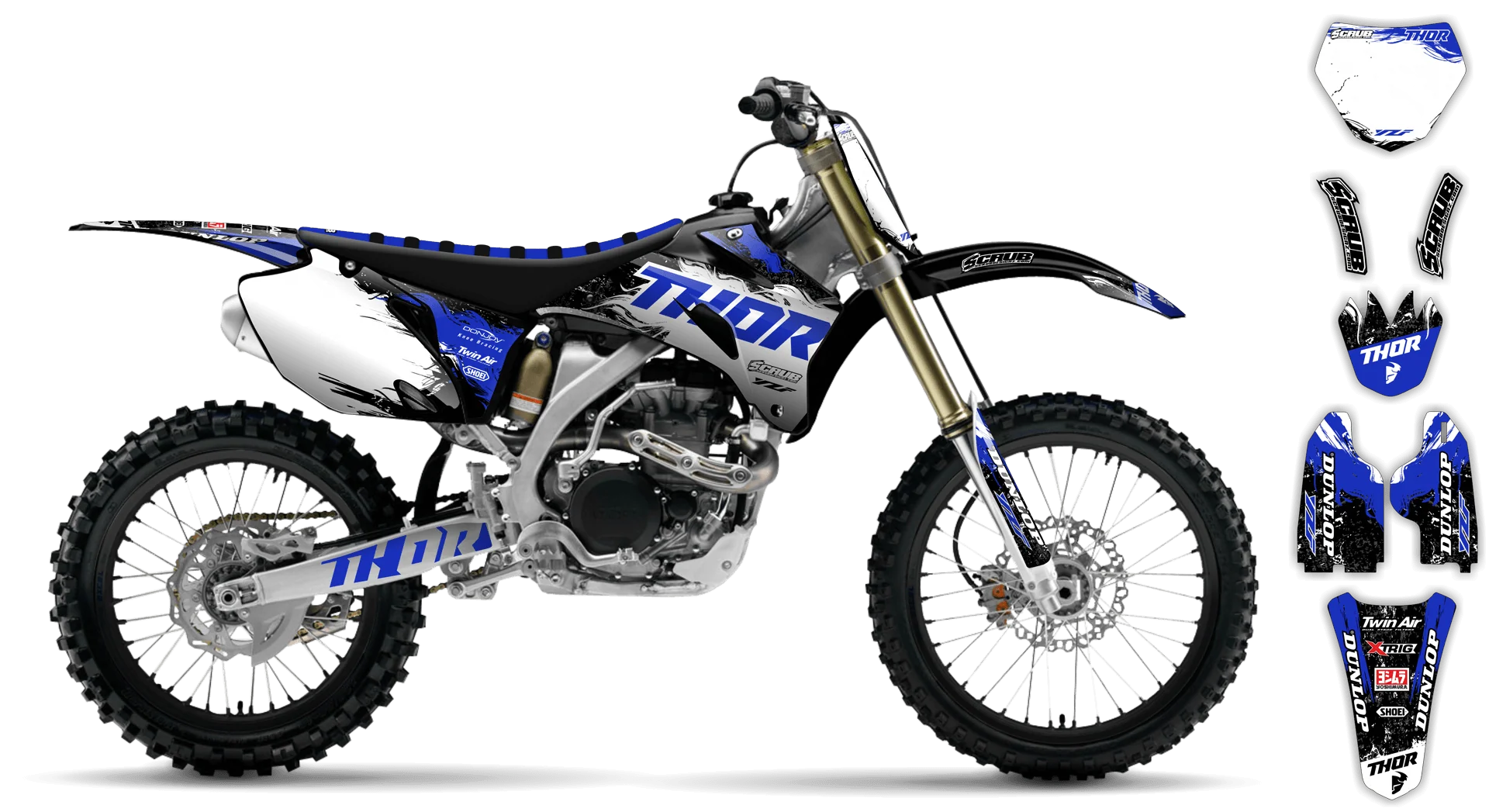 Graphics Kit - Yamaha - YZ426F - 1998-1999 - Sledge - LE