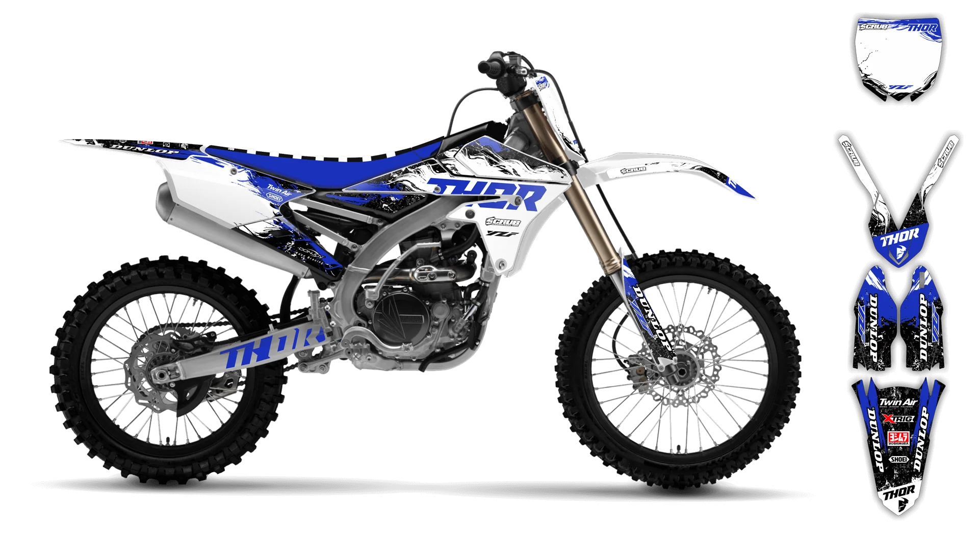 Graphics Kit - Yamaha - YZ450F - 2010-2013 - Sledge - LE