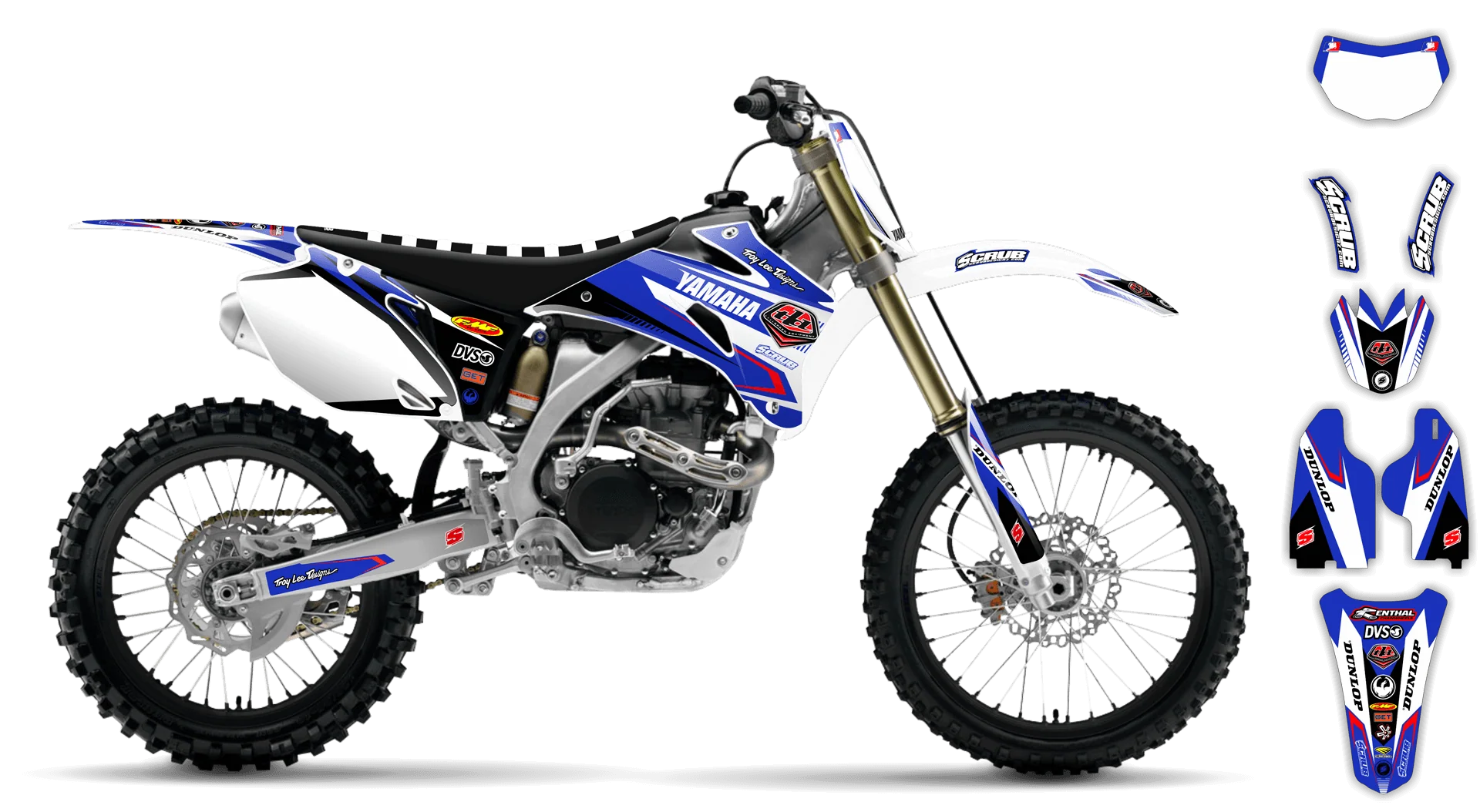 Graphics Kit - Yamaha - WR450F - 2007-2011 - SD Y1 - LE
