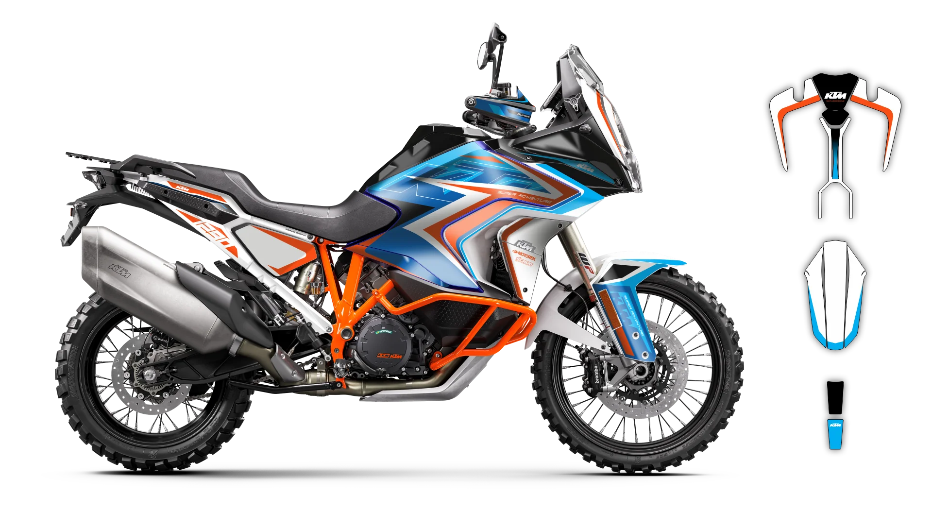 Graphics Kit - KTM - 1290 SUPER ADVENTURE S - 2021-2023 - K-SE1108 - R1