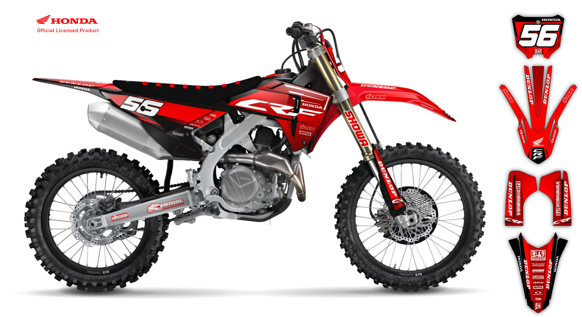 Graphics Kit - Honda - CR 125R - 2000-2001 - SE1138 - R2