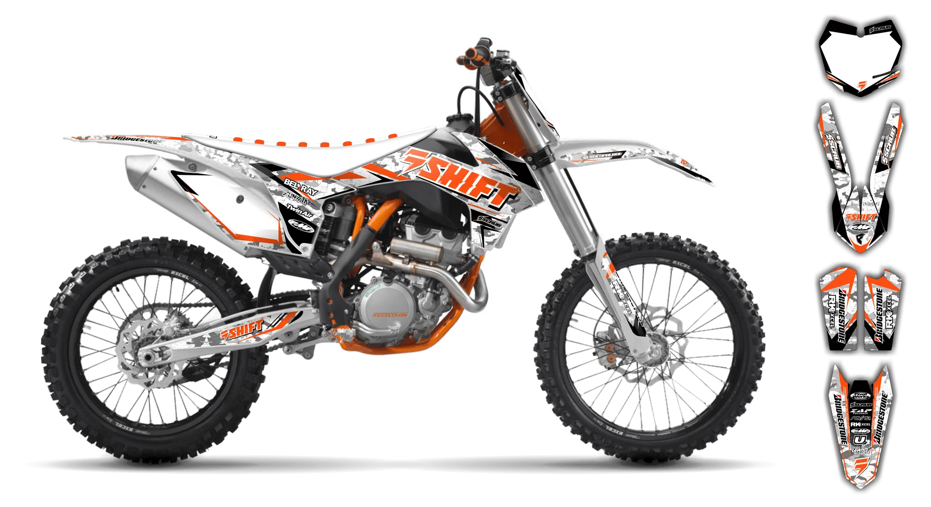 Graphics Kit - KTM - SX SX-F / XC XC-F - 2015 - Step Up - R1