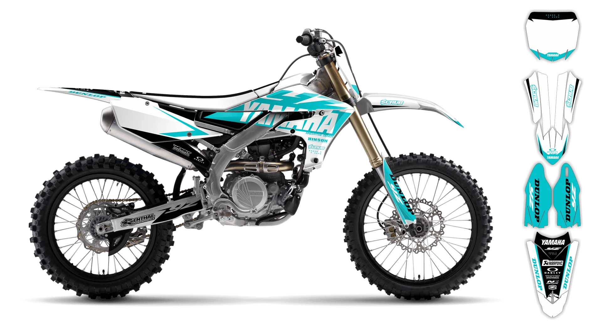 Graphics Kit - Yamaha YZ450F - 2018-2022 - Corgis - R1