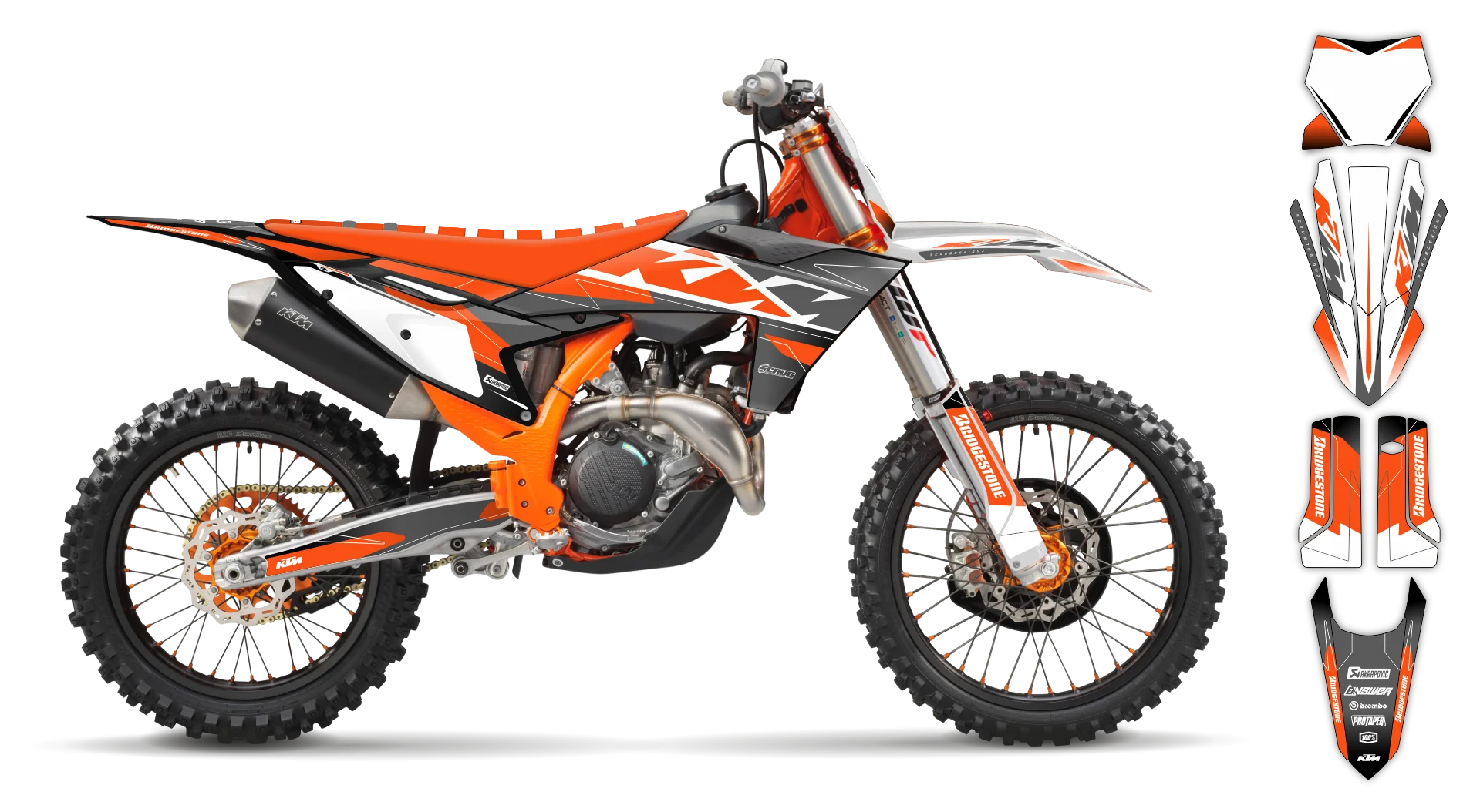 Graphics Kit - KTM - SX SX-F / XC XC-F - 2023-2024 - K-SE1109 - R4