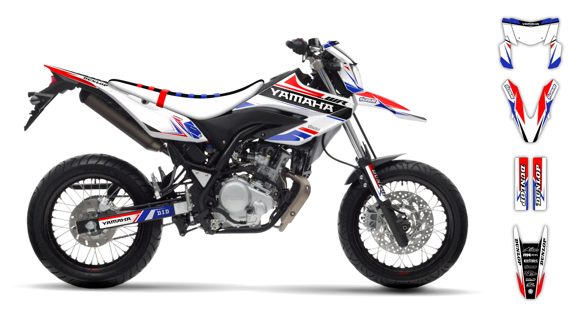 Graphics Kit - Yamaha - WR 125X - 2009-2022 - Evolution - LE
