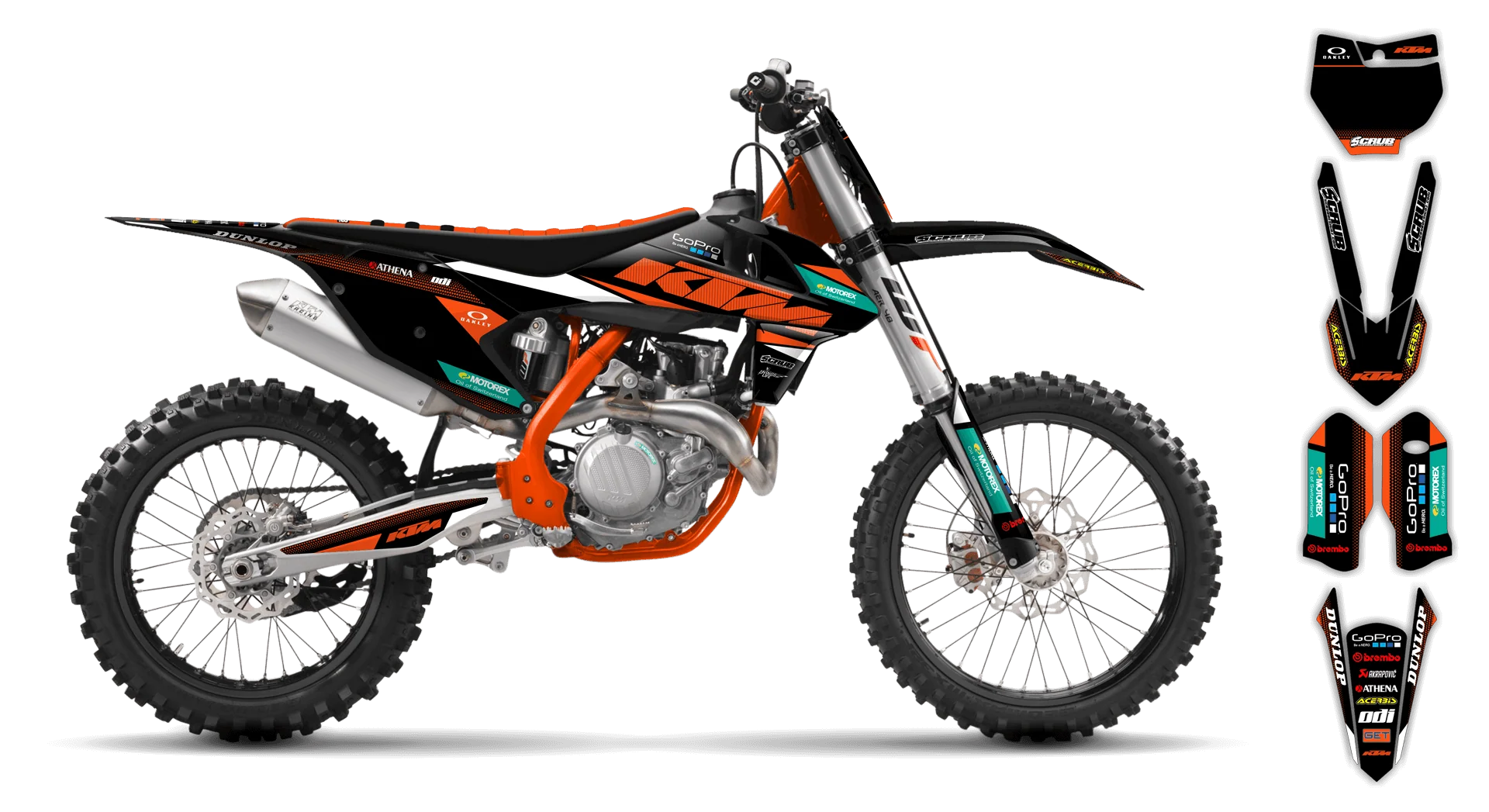 Graphics Kit - KTM - SX 65 - 2016-2023 - K11 - R1
