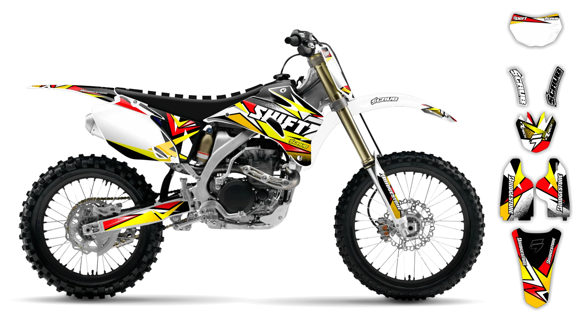 Graphics Kit - Yamaha - WR450F - 2003-2004 - X-Rut - R3