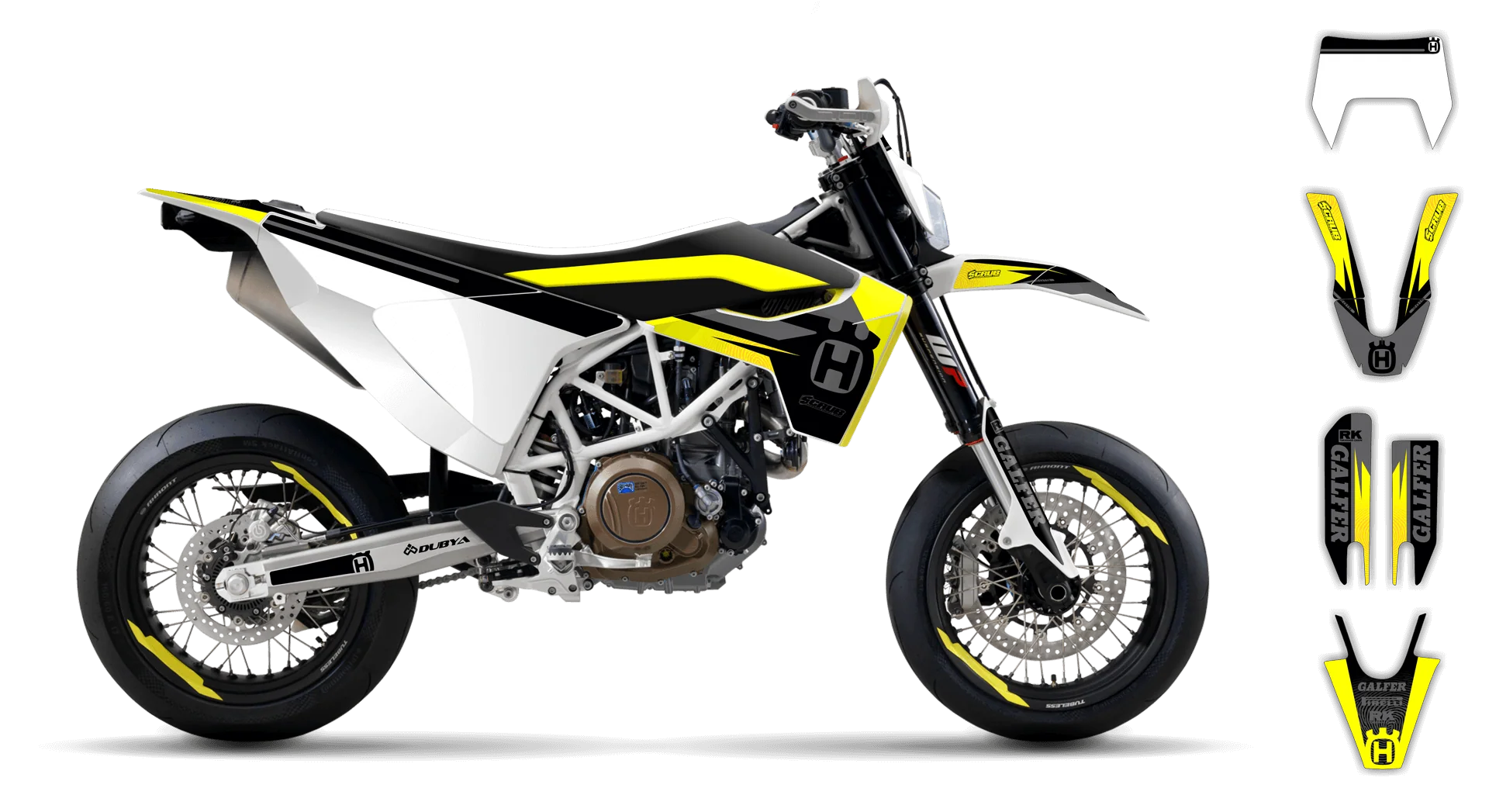 Graphics Kit - Husqvarna 14-> EN 701 - 2016-2024 - H11 - R1