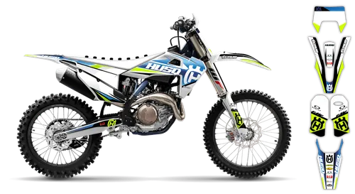 Graphics Kit - Husqvarna 14-> TE-FE Series - 2020-2023 - Fluo H-SE1056 - ST